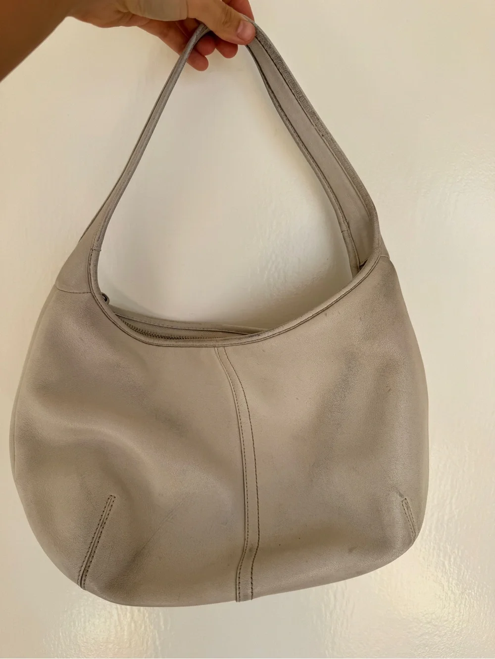 Coach Women's Shoulder Bag in Light Gray